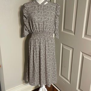 Super Cute Bobeau Leopard Dress size L